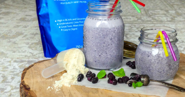 Blueberry proteïne shake